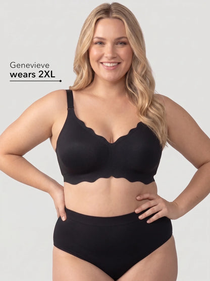 NEW DROP - LIMITED STOCK - Scalloped Push-Up Wireless Jelly Bra