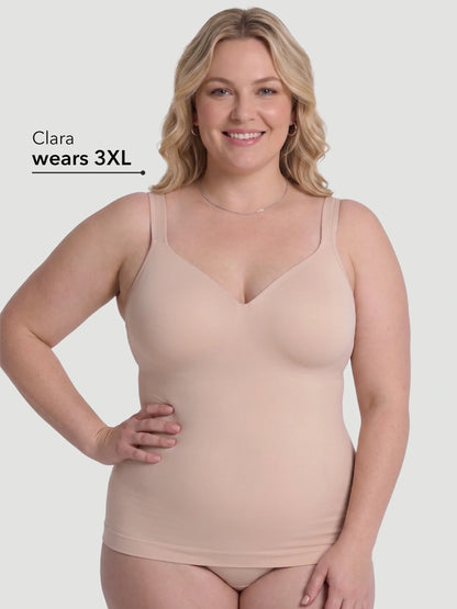 2-Pack Ultimate Comfort Built-In Bra Shaper Cami