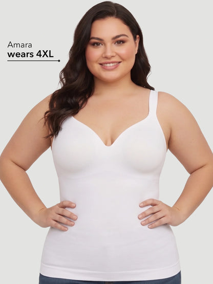 2-Pack Ultimate Comfort Built-In Bra Shaper Cami