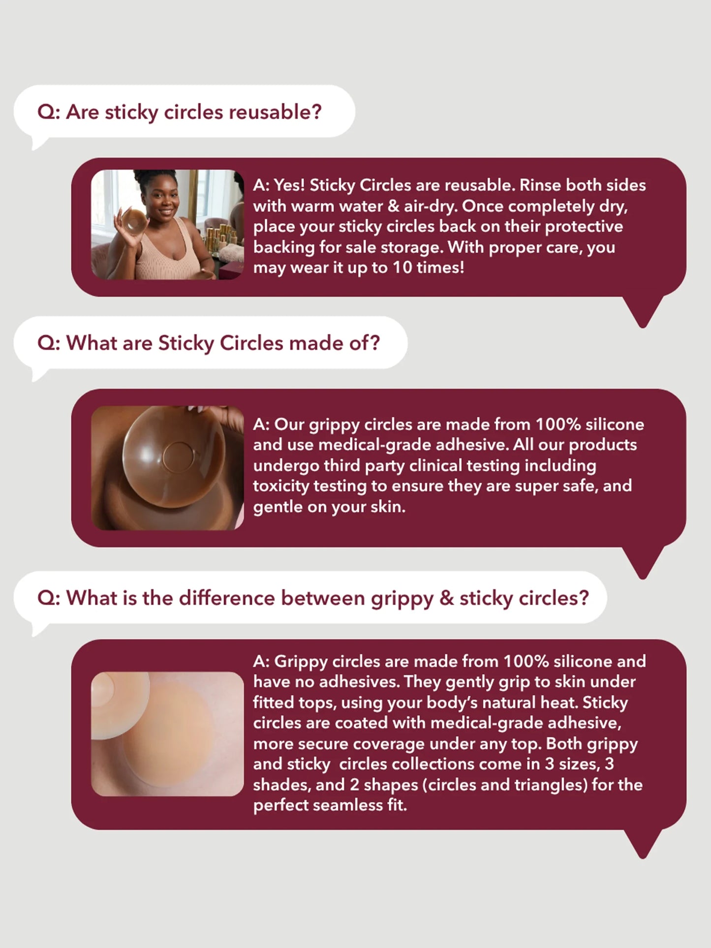 Circles Combo Nipple Covers Set