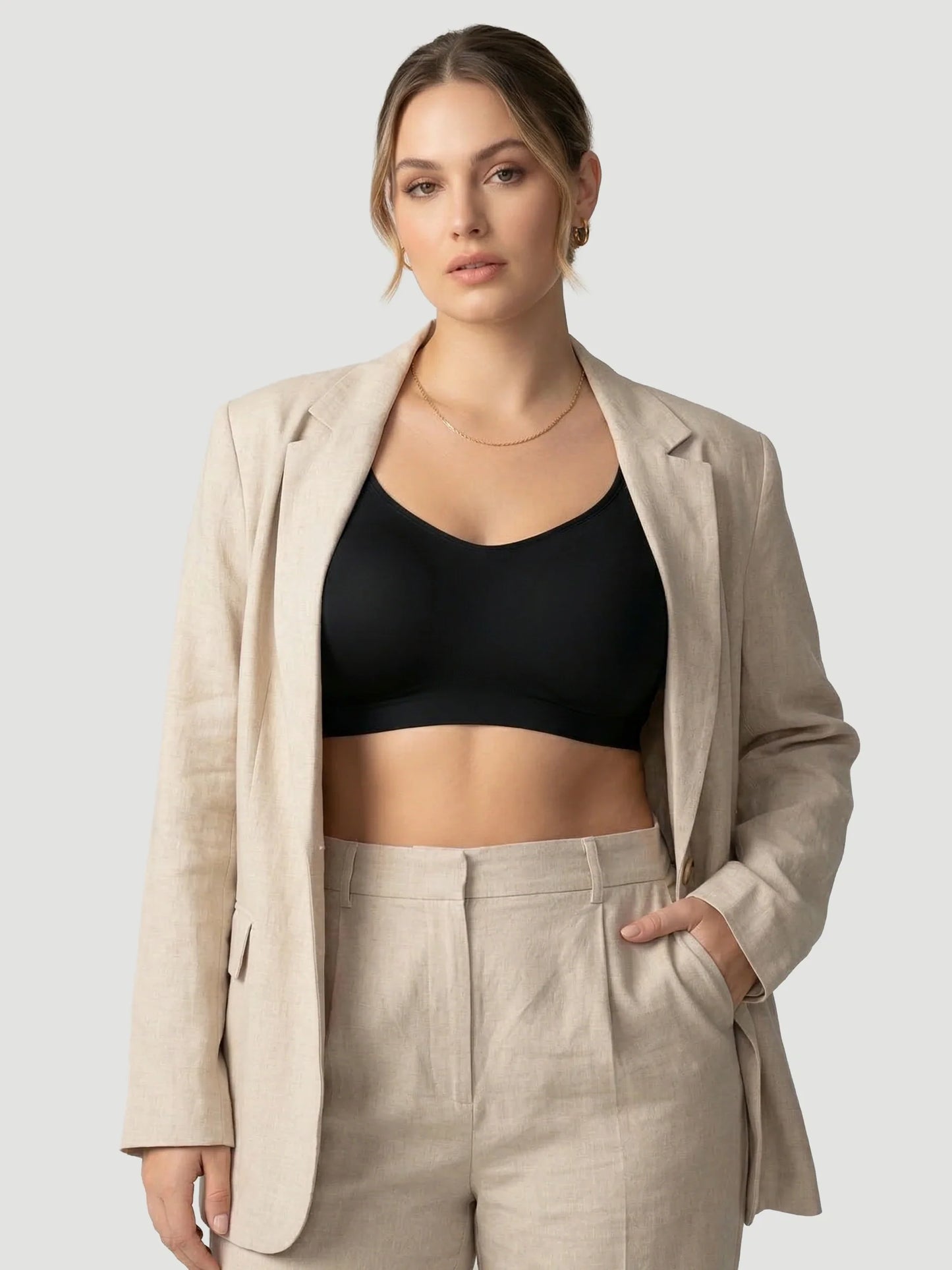 Adjustable Wire Free Shaper Bra (Cups A-FF) + FREE Bra Extender
