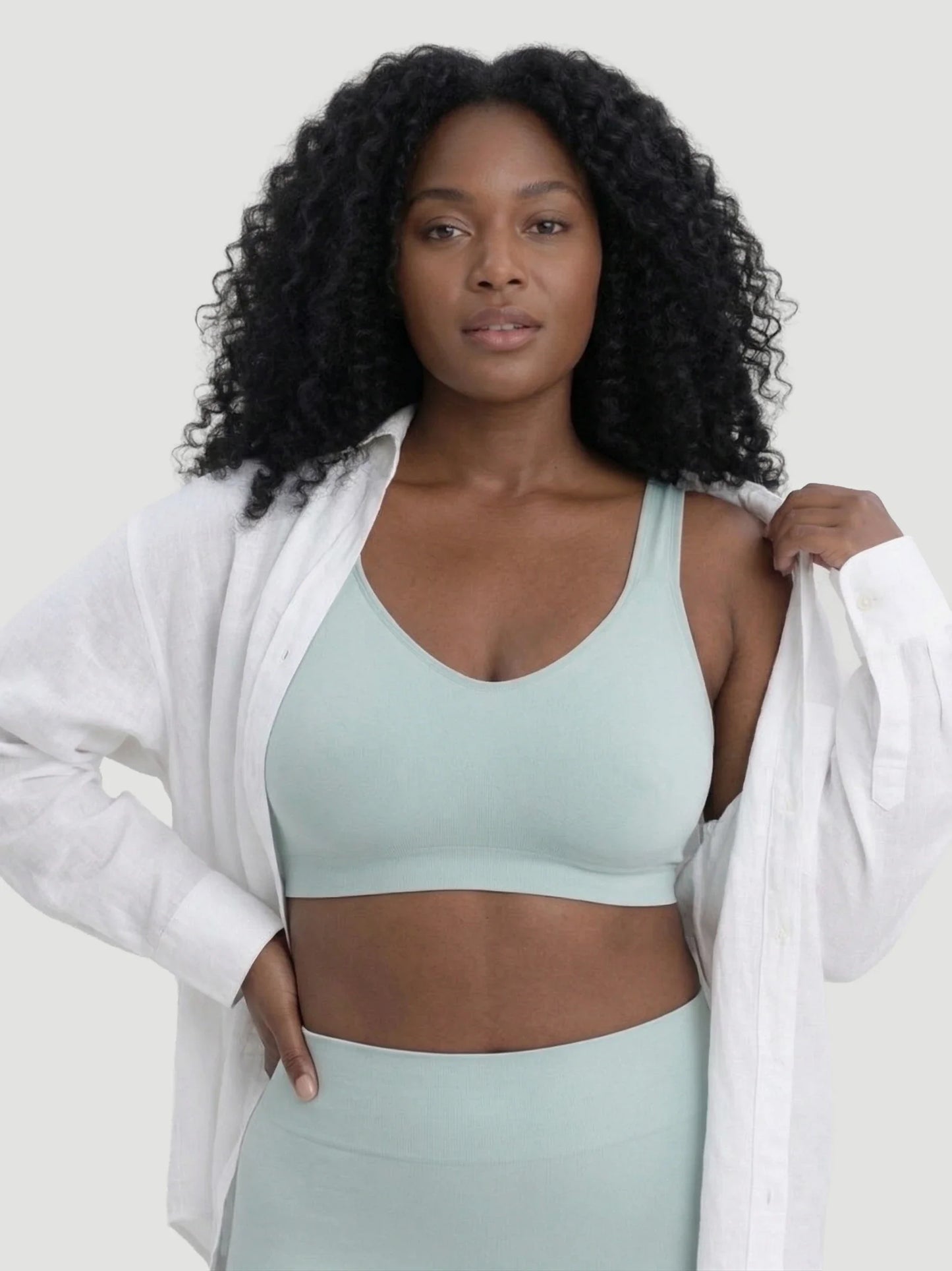 Adjustable Wire Free Shaper Bra (Cups A-FF) + FREE Bra Extender