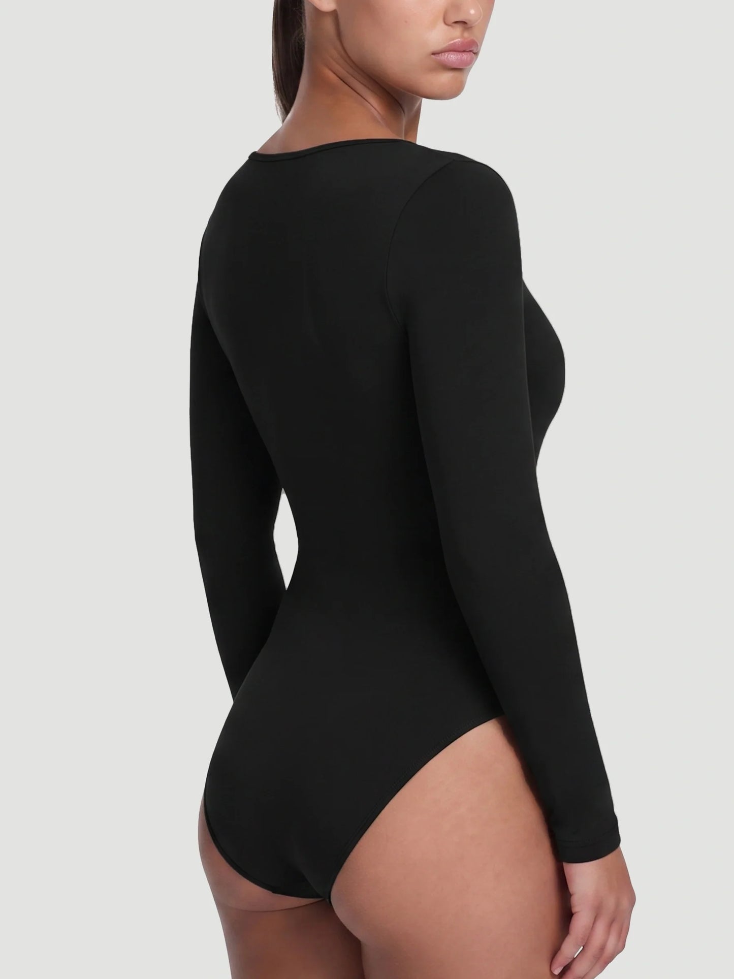 Long Sleeve Sculpt Brief Shapewear Bodysuit