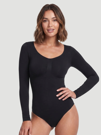 Long Sleeve Sculpt Brief Shapewear Bodysuit