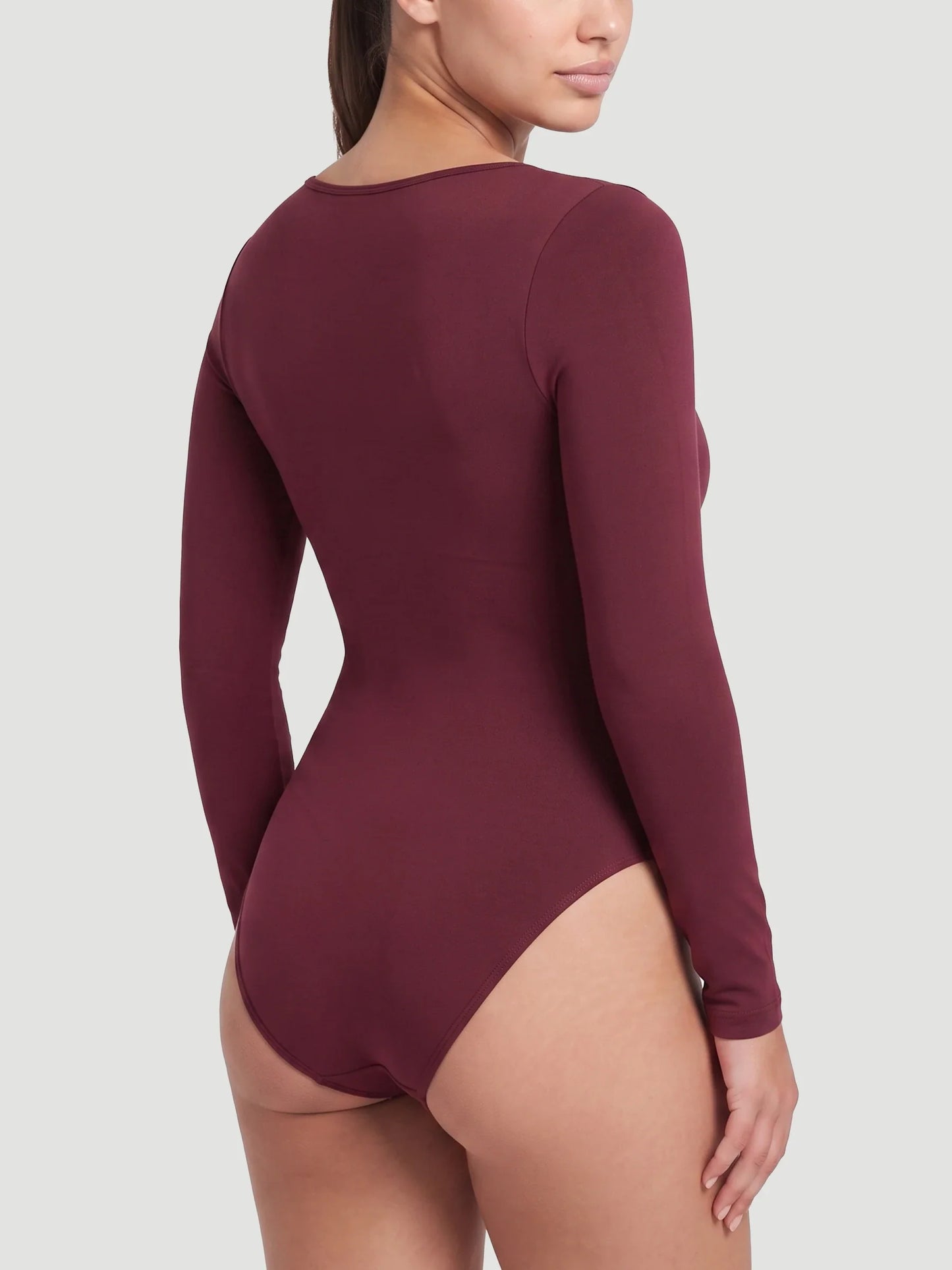 Long Sleeve Sculpt Brief Shapewear Bodysuit