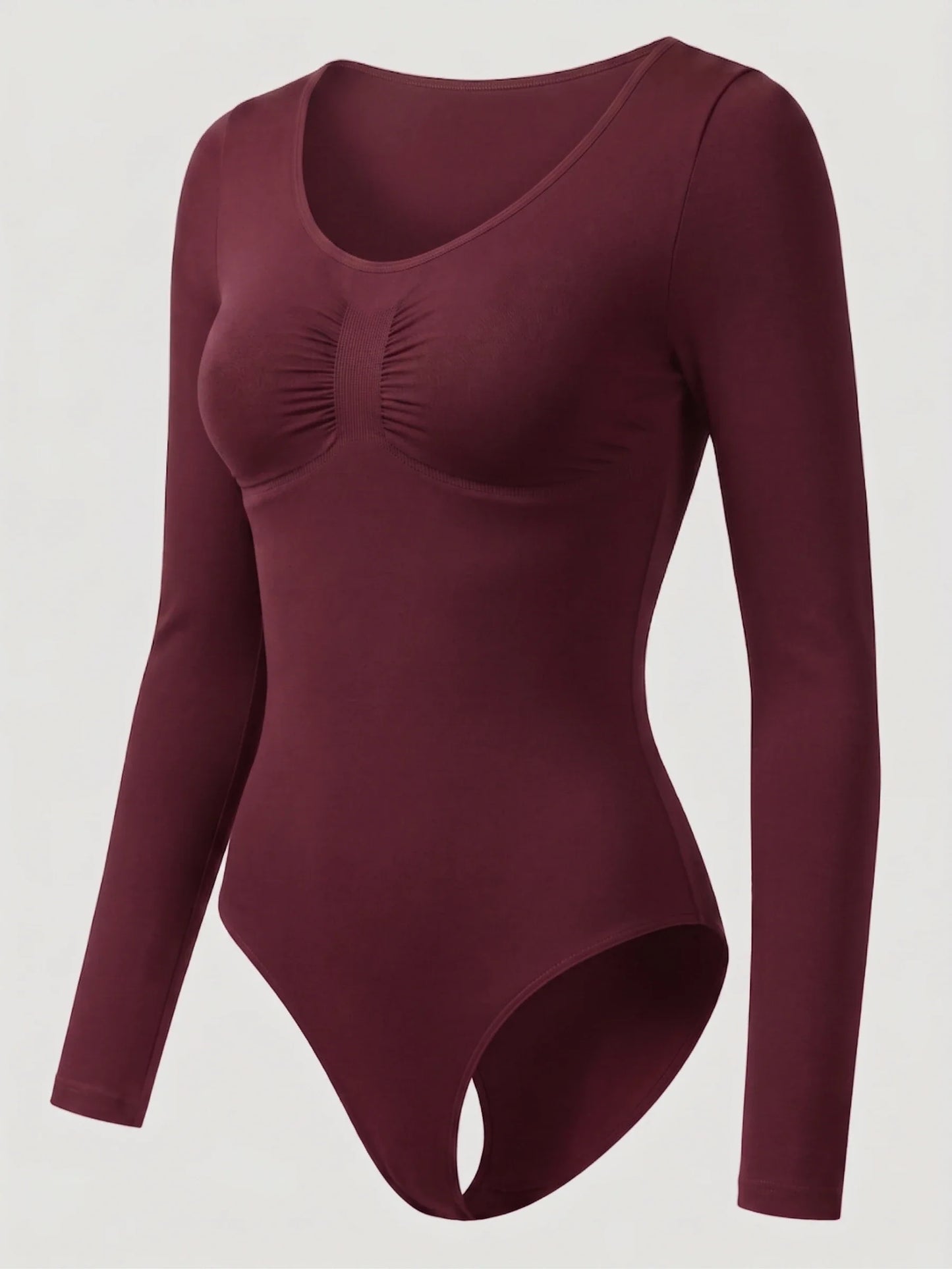 Long Sleeve Sculpt Brief Shapewear Bodysuit