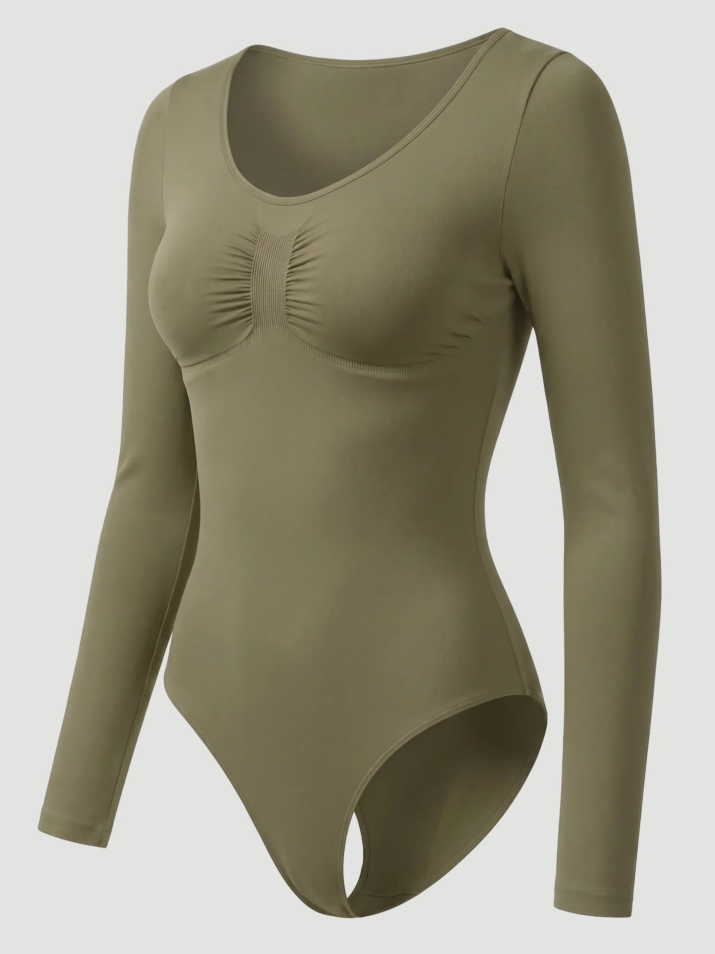 Long Sleeve Sculpt Brief Shapewear Bodysuit