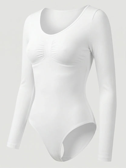 Long Sleeve Sculpt Brief Shapewear Bodysuit