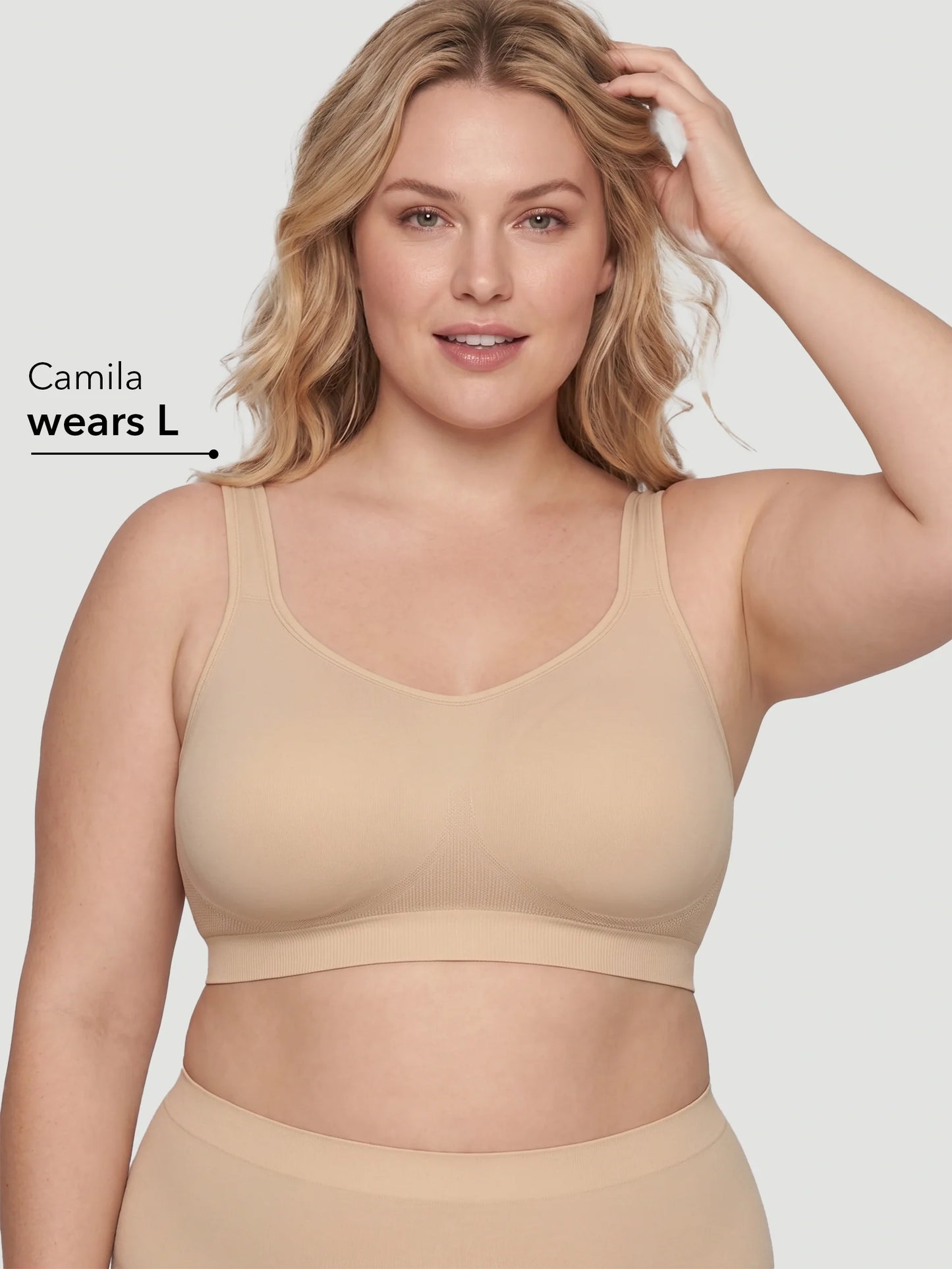 Wire Free Shaper Bra (Cups A-FF) + FREE Bra Extender