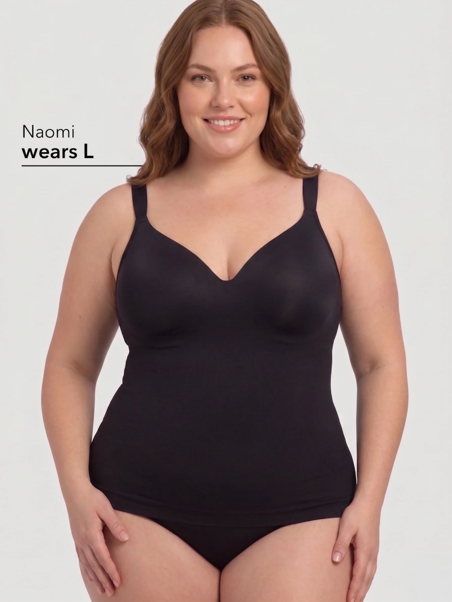 2-Pack Ultimate Comfort Built-In Bra Shaper Cami