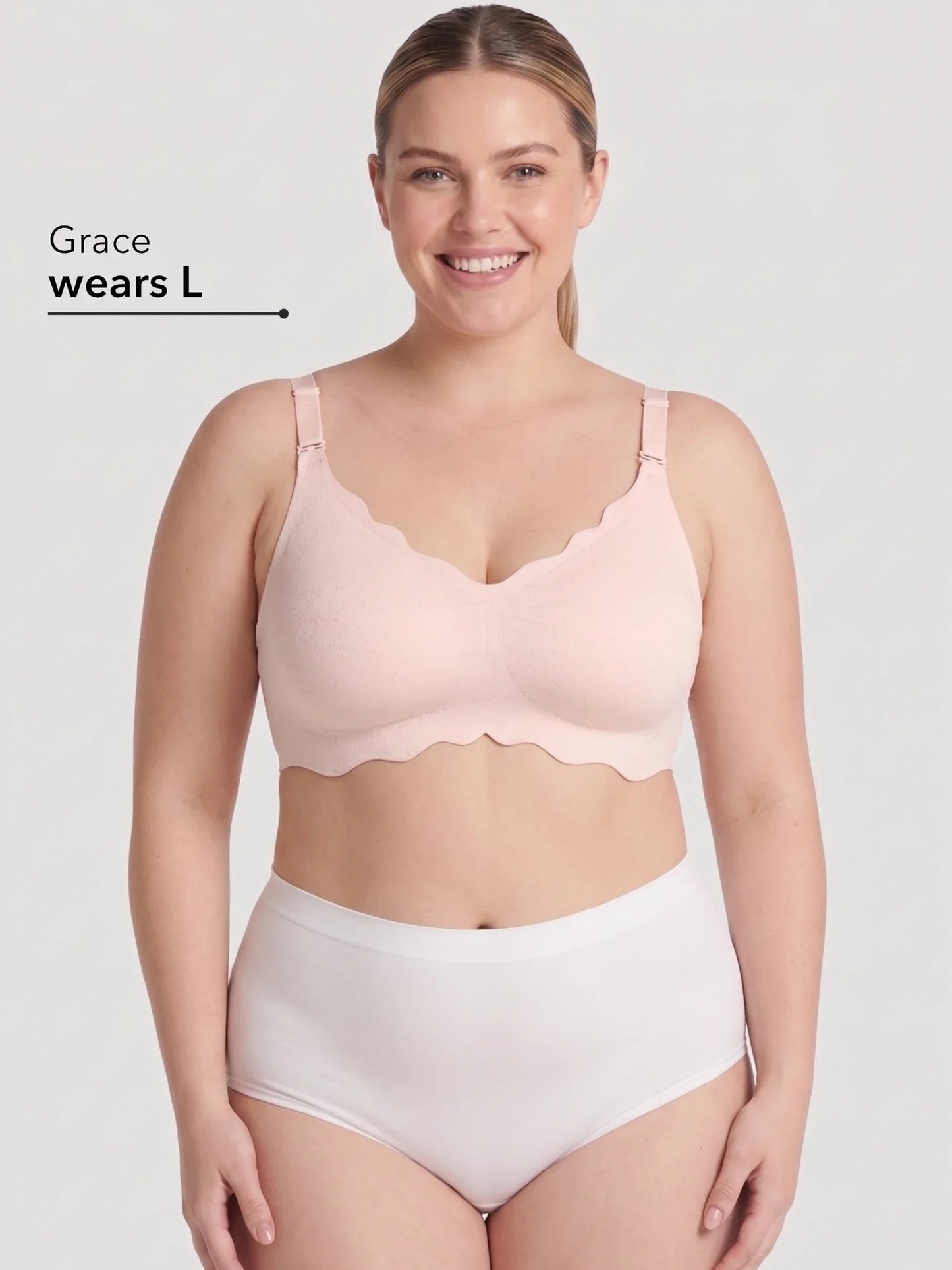 NEW DROP - LIMITED STOCK - Scalloped Push-Up Wireless Jelly Bra