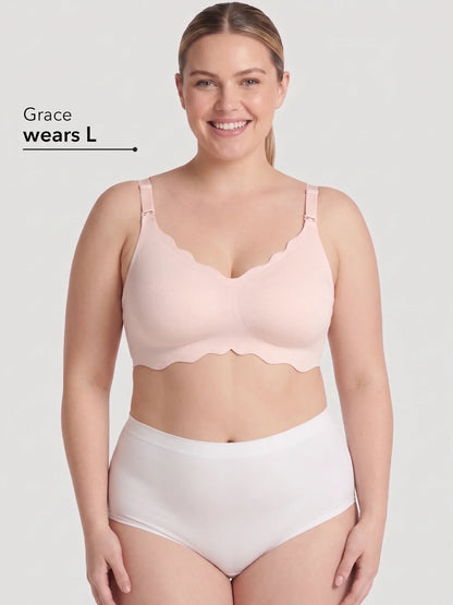 NEW DROP - LIMITED STOCK - Scalloped Push-Up Wireless Jelly Bra