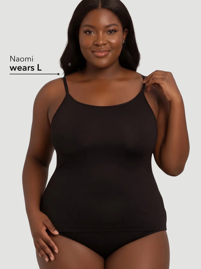 Seamless Shaping Scoop Neck Daily Cami Top