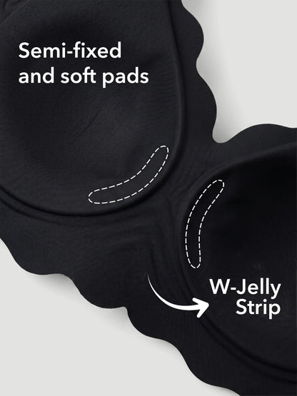 NEW DROP - LIMITED STOCK - Scalloped Push-Up Wireless Jelly Bra