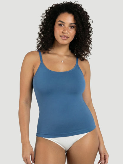 Seamless Shaping Scoop Neck Daily Cami Top