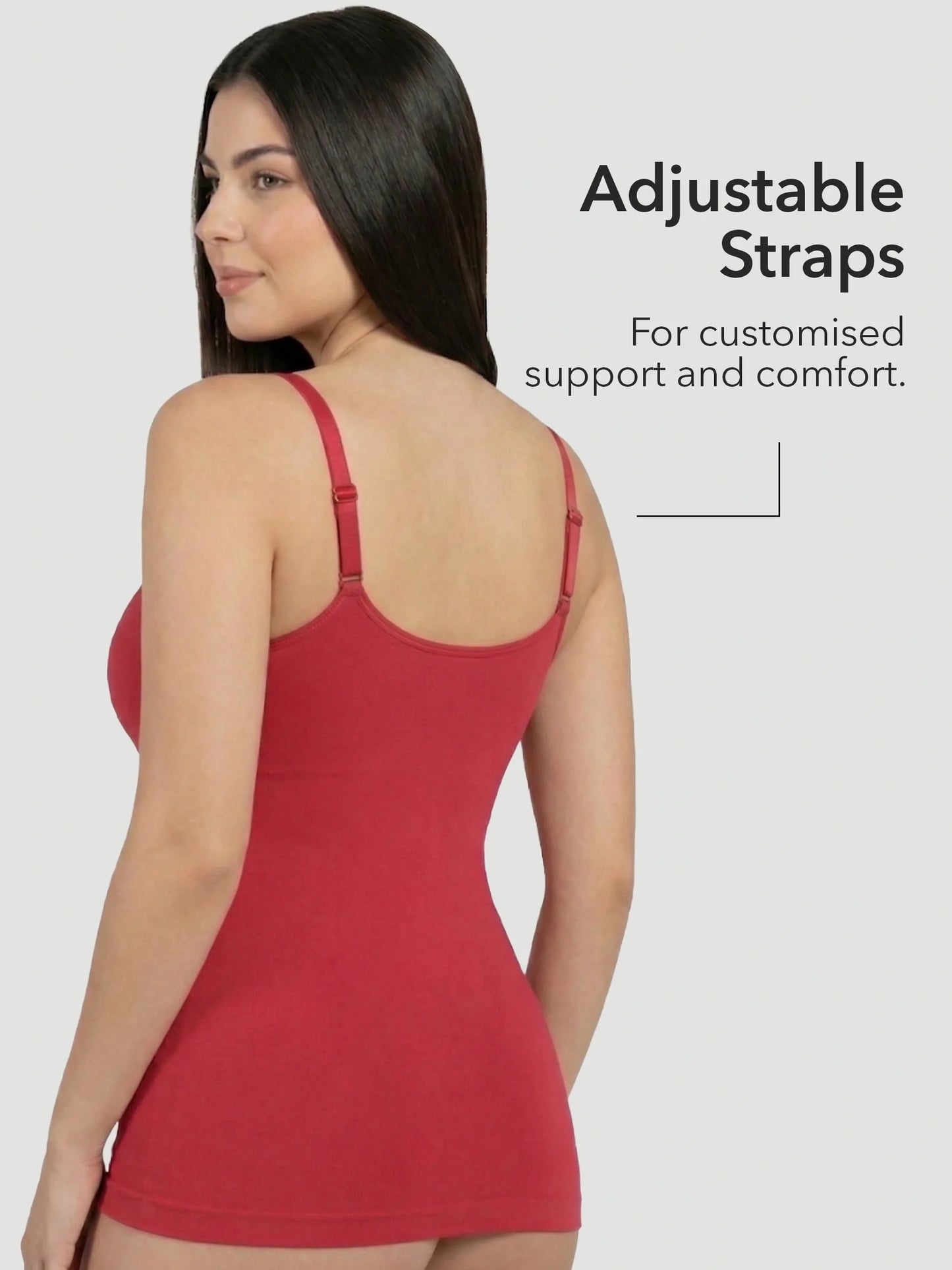 Seamless Shaping Scoop Neck Daily Cami Top