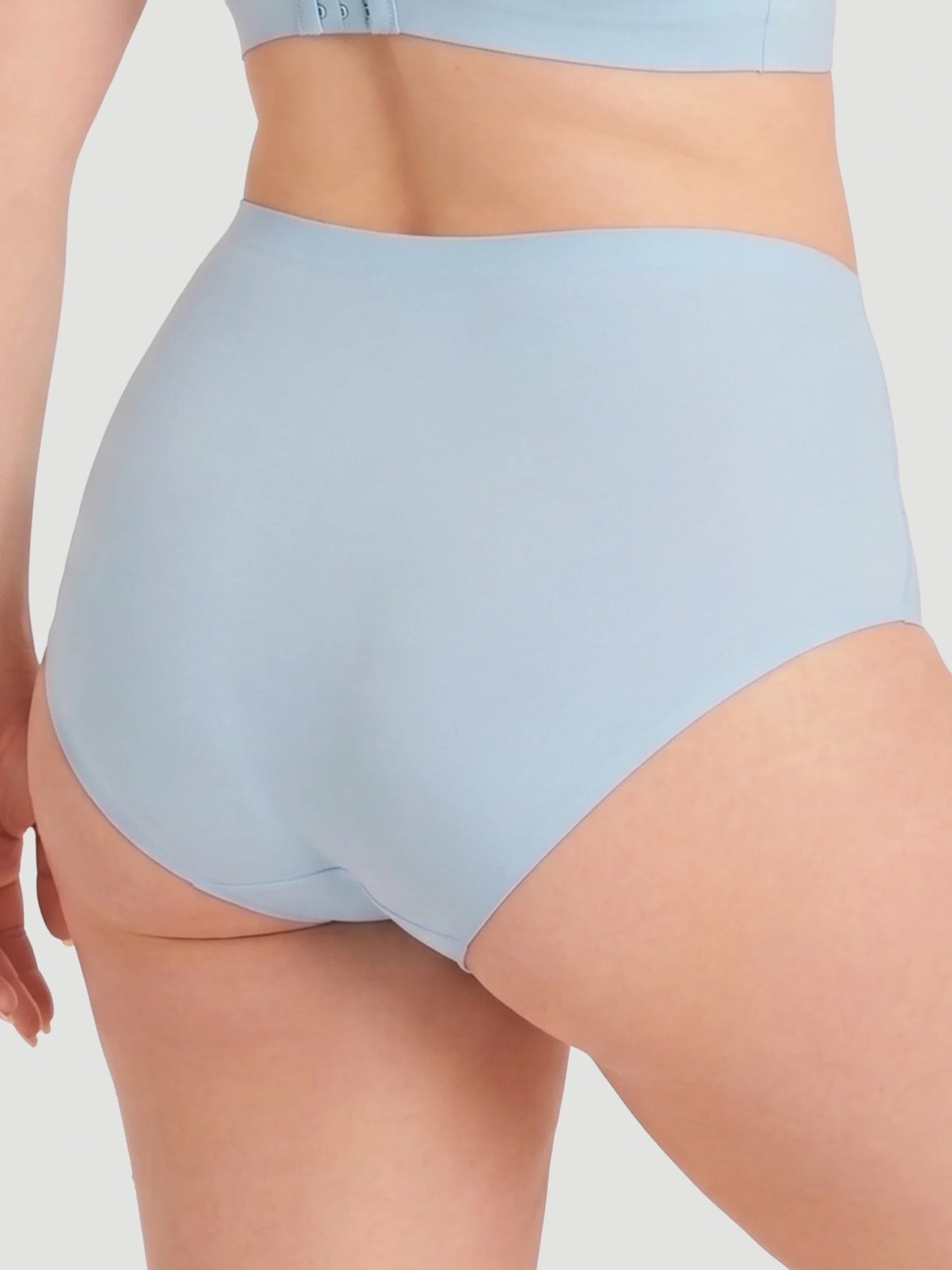 High Waist Seamless Bonded Brief Underwear