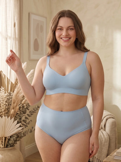High Waist Seamless Bonded Brief Underwear