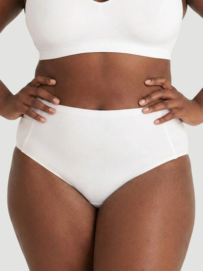 High Waist Seamless Bonded Brief Underwear
